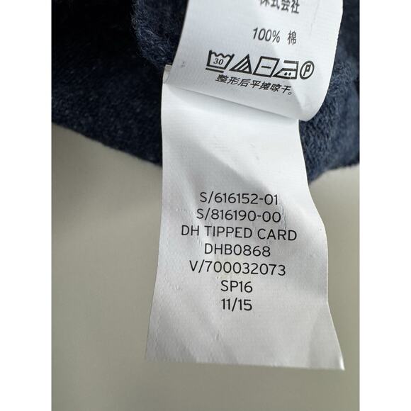 GAP Men’s Cotton Cardigan Sweater Size M Blue Red Trim Preppy Classic Academic - Picture 8 of 10